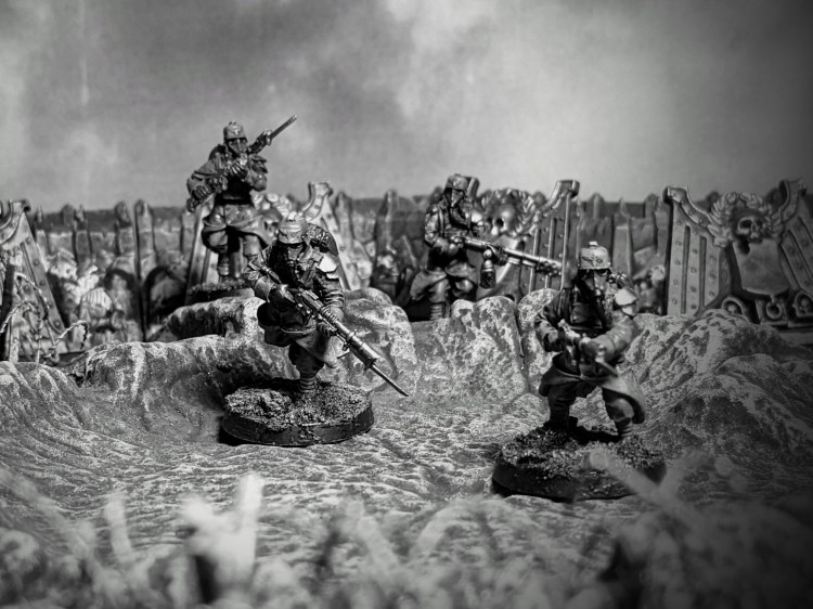 Siege of Vraks - Krieg first wave goes over the top.